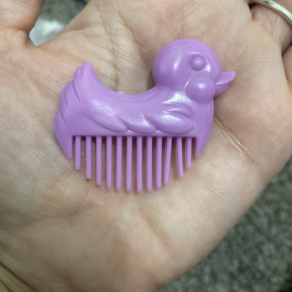 Vintage My‎ Little Pony G1 Pretty Pals light purple Duck Comb!